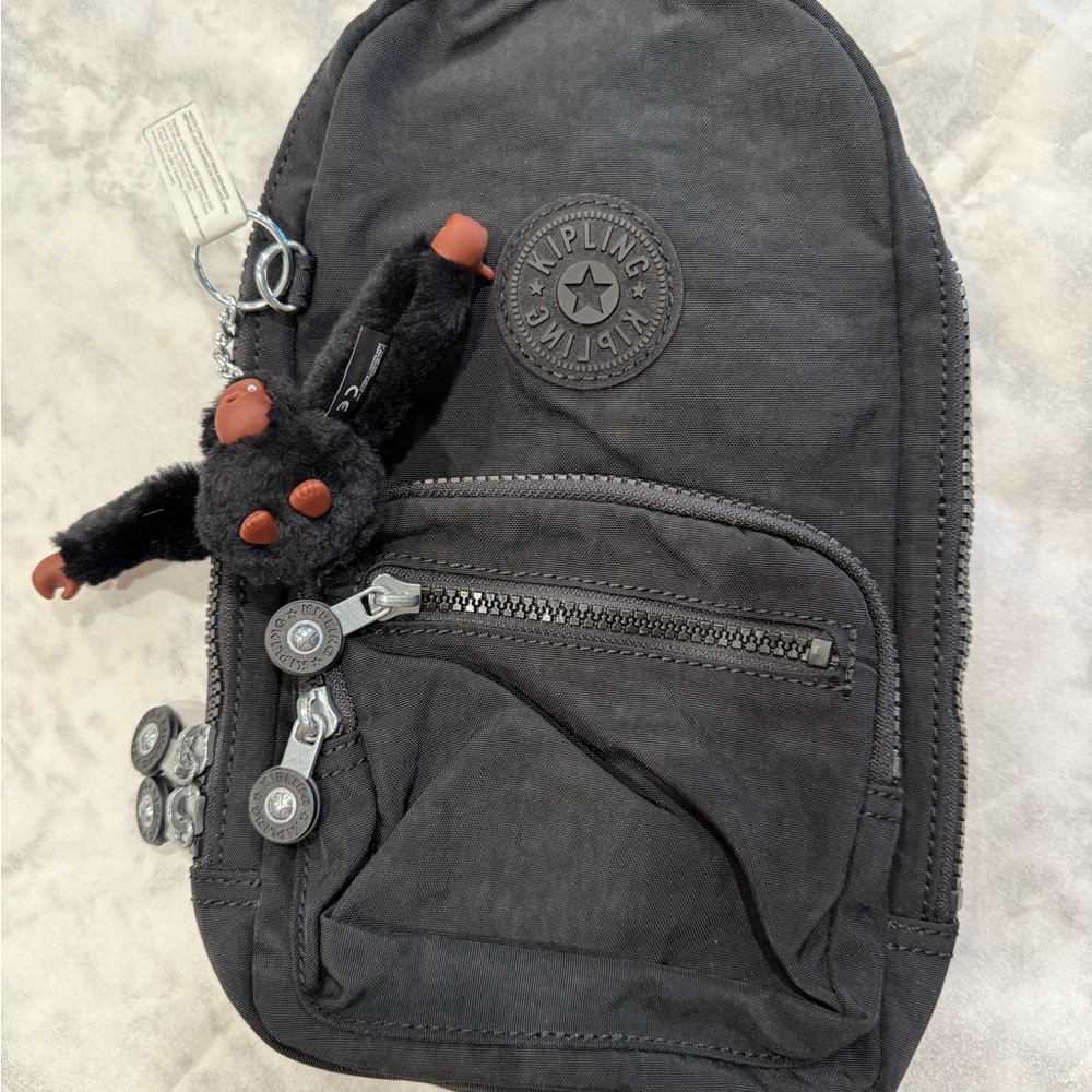 Kipling Black sling Bag New With Tag